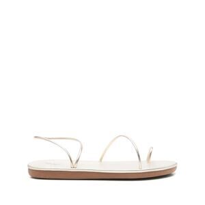 Ancient Greek Sandals Kansiz Metallic Leather Sandals Gold - IT 42/US 12